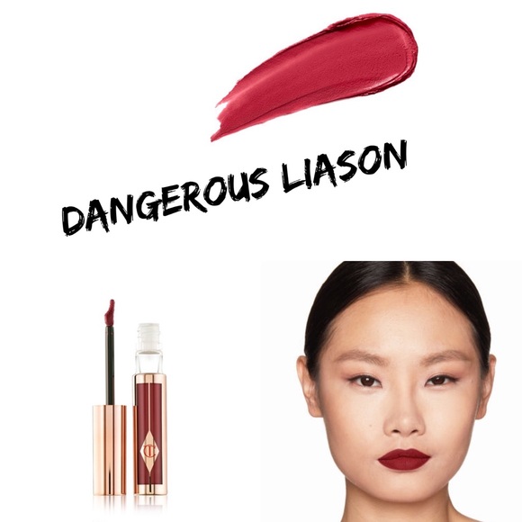 NIB Charlotte Tilbury Screen Siren #12 liquid lipstick matte red - Picture 4 of 8